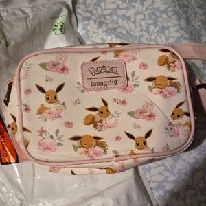 Loungefly Pokémon Eevee Pink Floral Bag